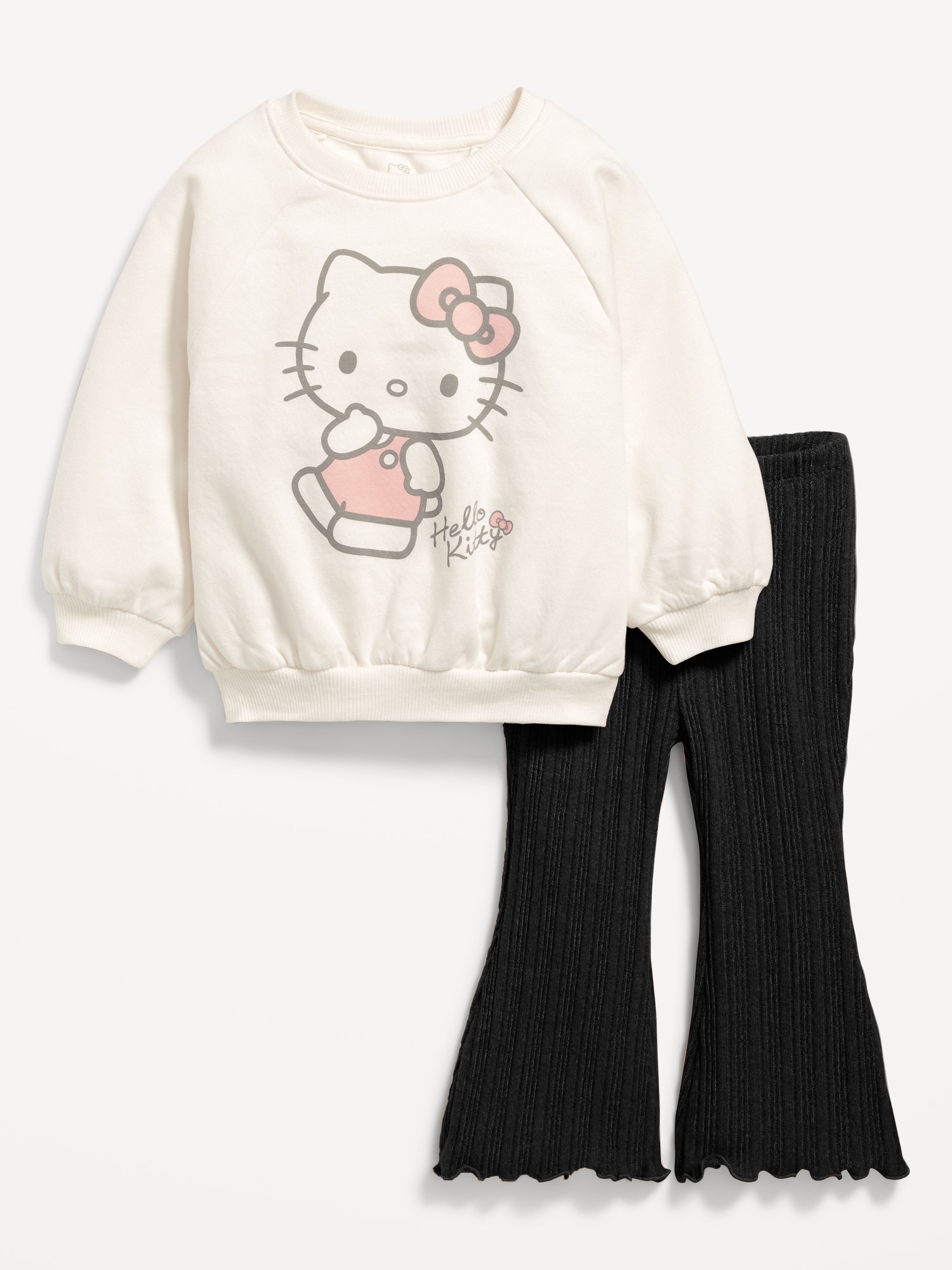 Hello Kitty® Graphic Sweatshirt and Flare Leggings Set for Girls