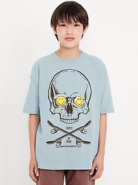 Image number 1 showing, Smiley World™ Oversized Graphic T-Shirt for Boys
