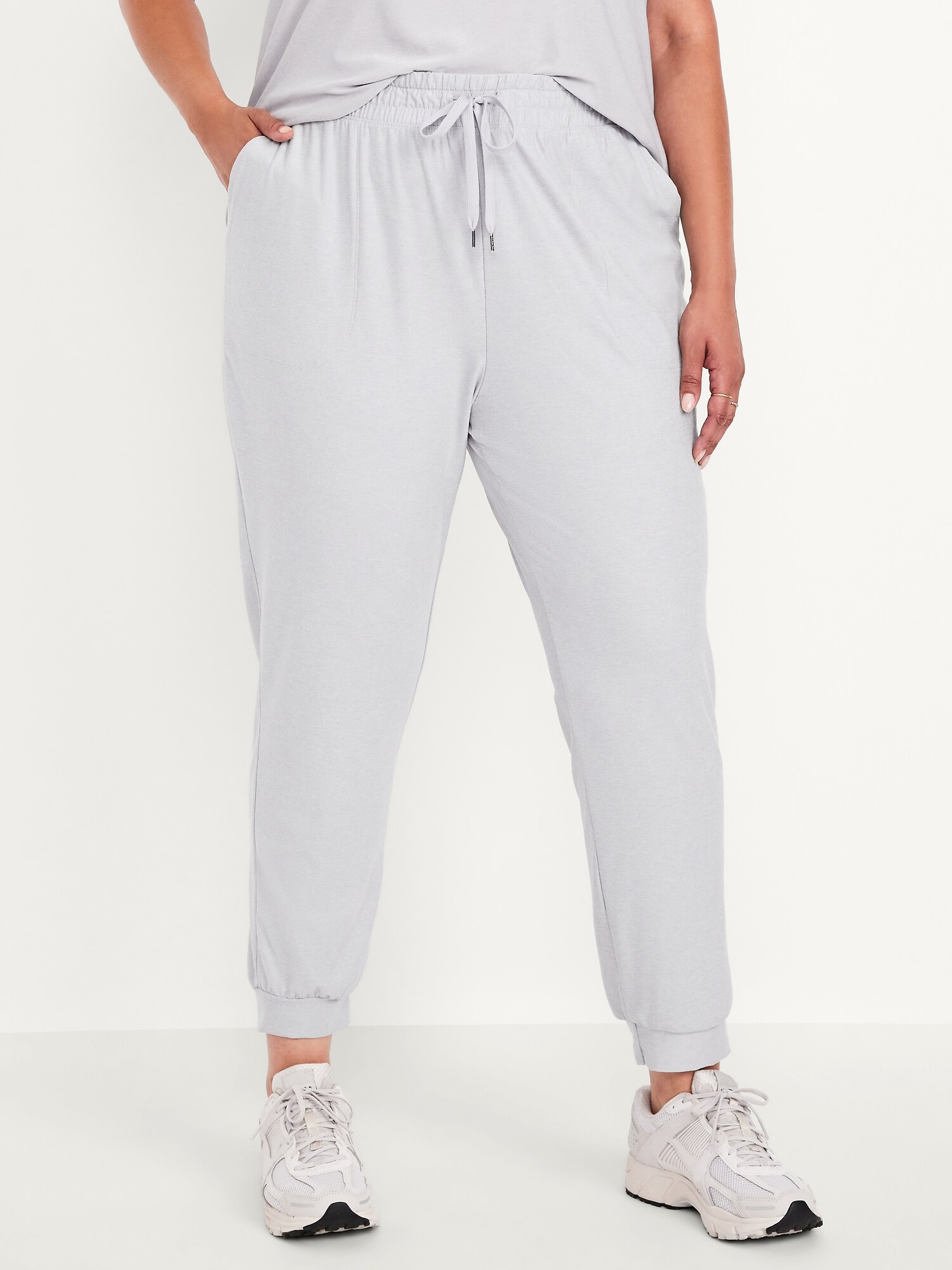 Женские брюки Old Navy High-Waisted CloudMotion, цвет: Серый — фото 6
