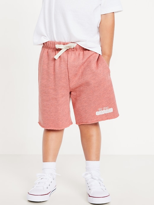 Image number 2 showing, French-Terry Graphic Shorts for Toddler Boys