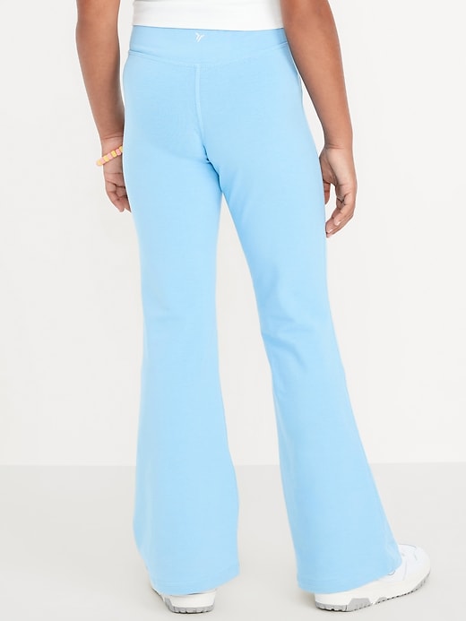 Image number 2 showing, High-Waisted PowerChill Crossover Flared Leggings for Girls