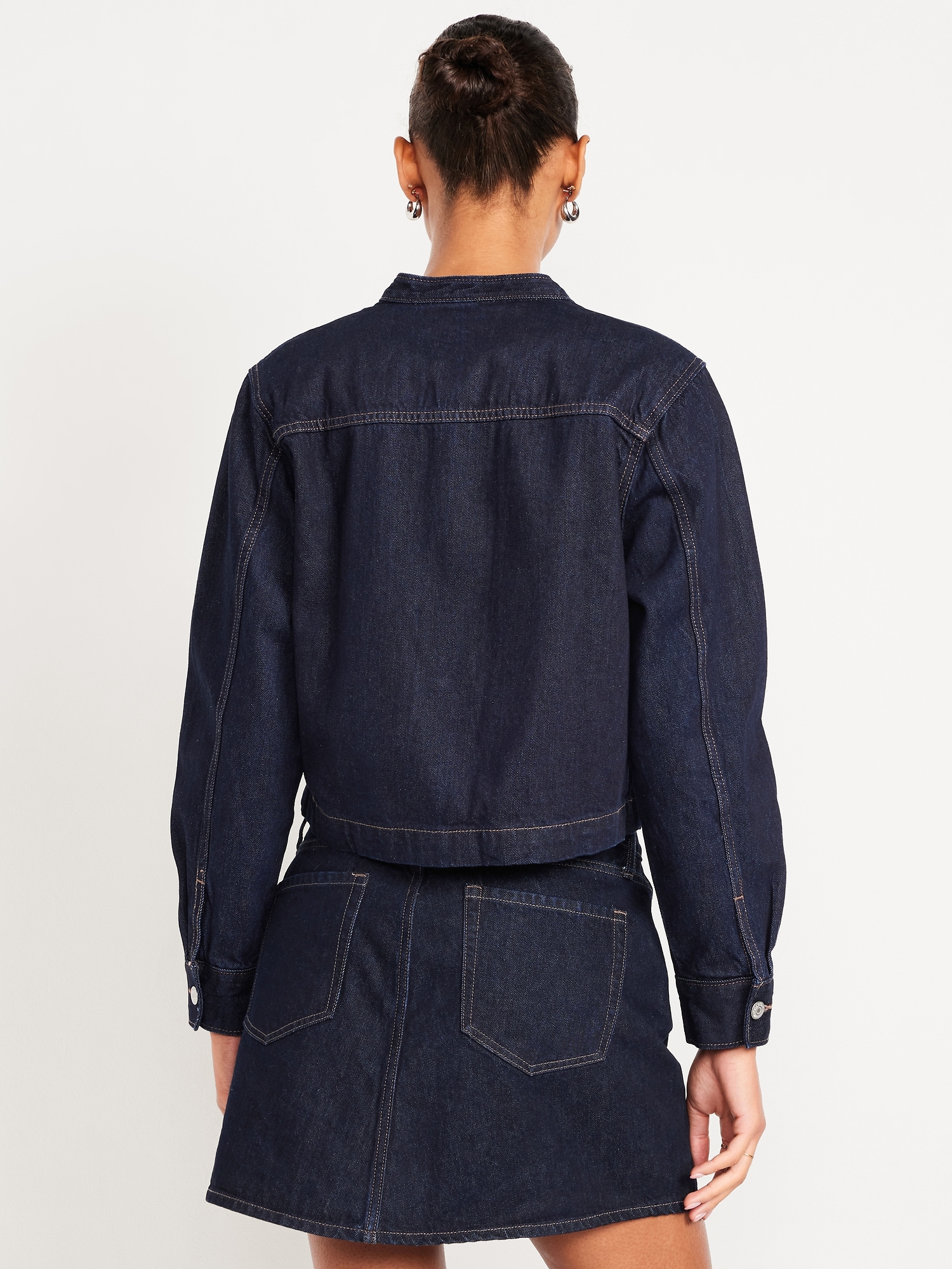 Cropped Jean Jacket