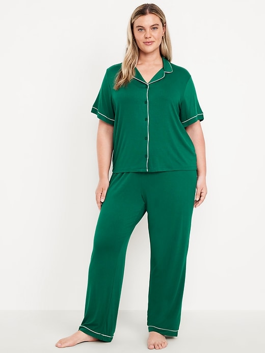 Image number 7 showing, Sunday Sleep Knit Jersey Pant Set