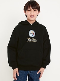 Image number 1 showing, NFL™ Pittsburgh Steelers™ Oversized Pullover Hoodie for Boys