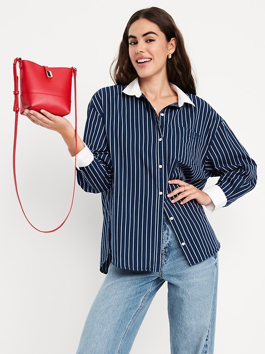 Image number 2 showing, Small Preppy Bucket Crossbody Bag