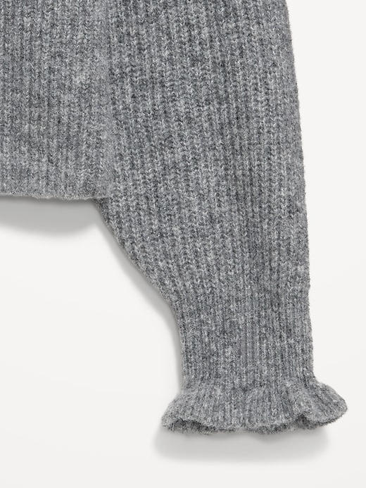 Image number 7 showing, Loose Crew-Neck Cropped Sweater