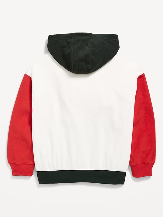 Image number 2 showing, Oversized Microfleece Pajama Hoodie for Boys