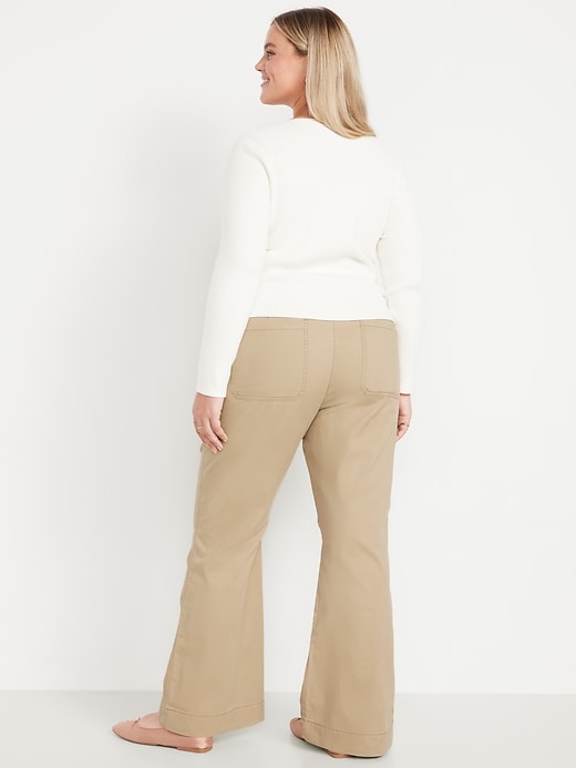 Image number 8 showing, Mid-Rise Flare Pants