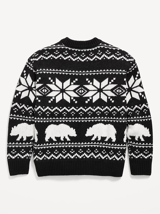Image number 3 showing, SoSoft Oversized Fair Isle Sweater for Boys