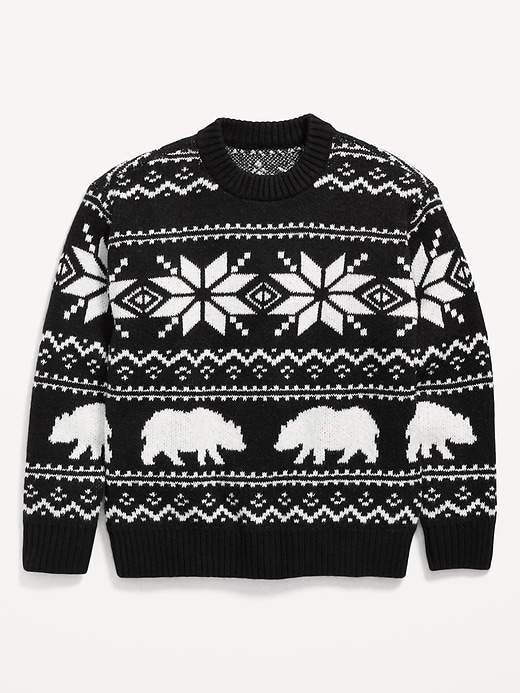 Image number 2 showing, SoSoft Oversized Fair Isle Sweater for Boys