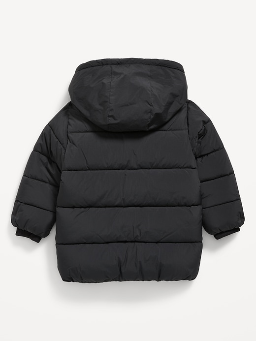 Image number 2 showing, Water-Resistant Oversized Utility Parka Jacket for Toddler Boys