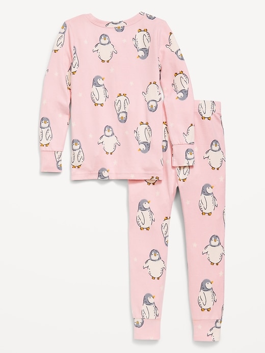 Printed Snug-Fit Pajama Set for Toddler & Baby