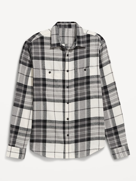 Image number 4 showing, Plaid Flannel Pocket Shirt