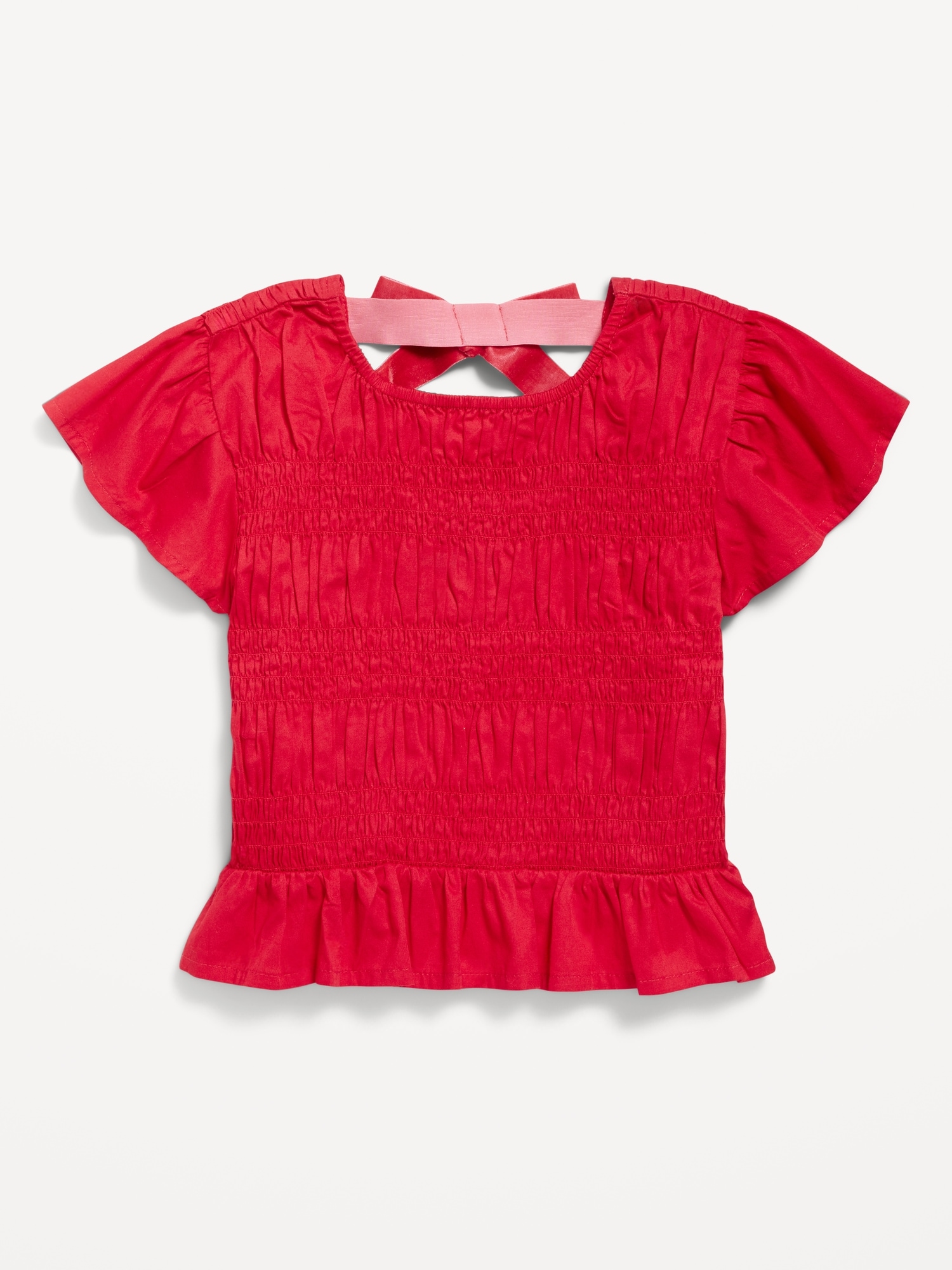 Short-Sleeve Smocked Top for Girls