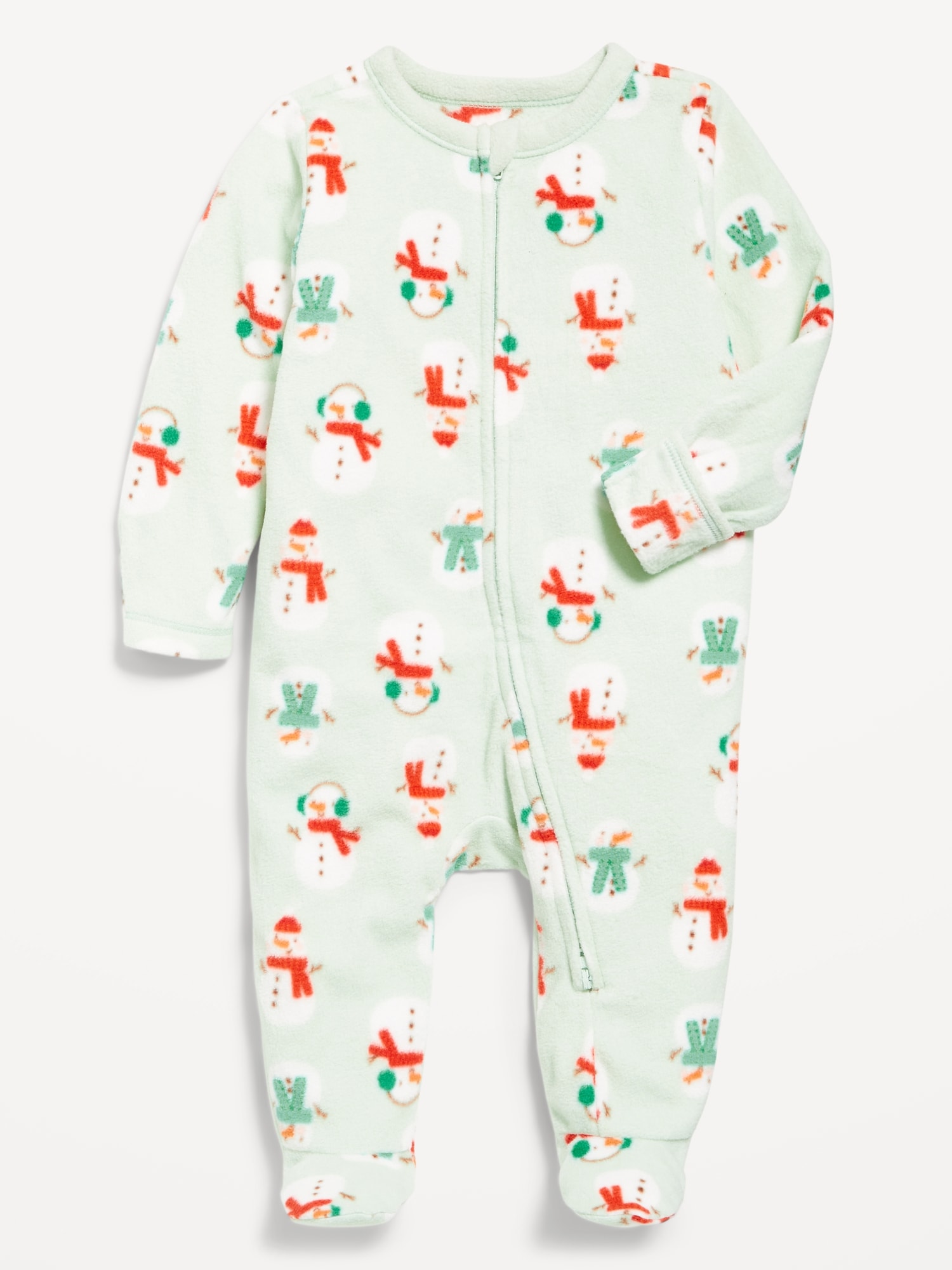 2-Way-Zip Sleep & Play Microfleece Footed One-Piece for Baby