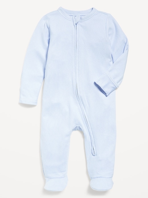2-Way-Zip Sleep & Play Microfleece Footed One-Piece for Baby