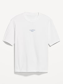 Image number 1 showing, Heavyweight Crew-Neck Graphic T-Shirt