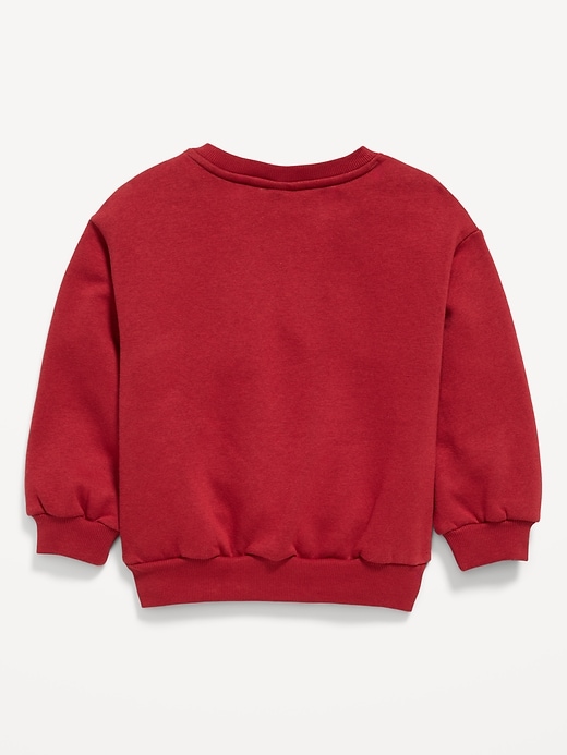 Image number 3 showing, Embroidered Graphic Sweatshirt for Toddler Girls