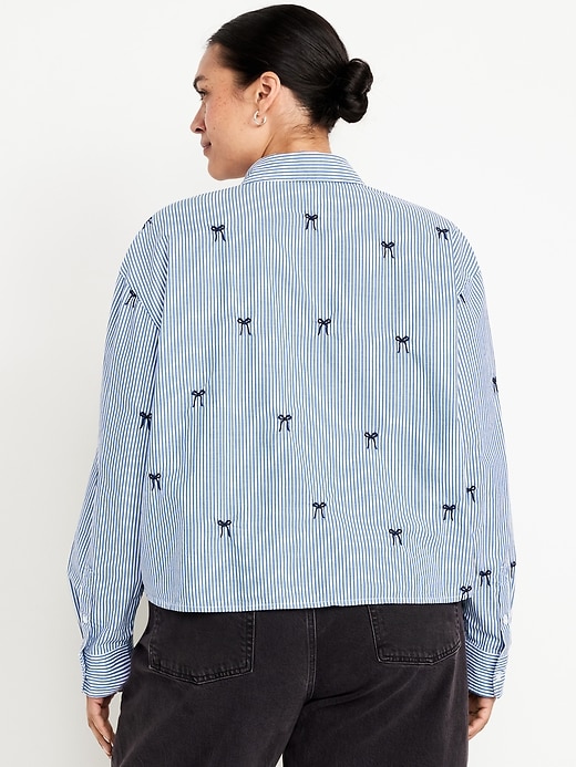 Image number 7 showing, Cropped Button-Down Shirt