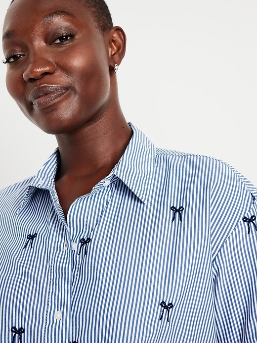 Image number 3 showing, Cropped Button-Down Shirt