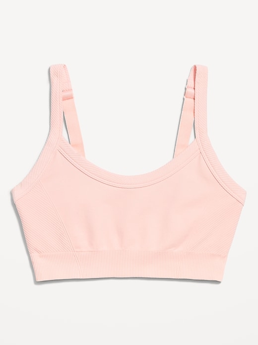 Image number 4 showing, Light Support Fluid Seamless Ribbed Sports Bra