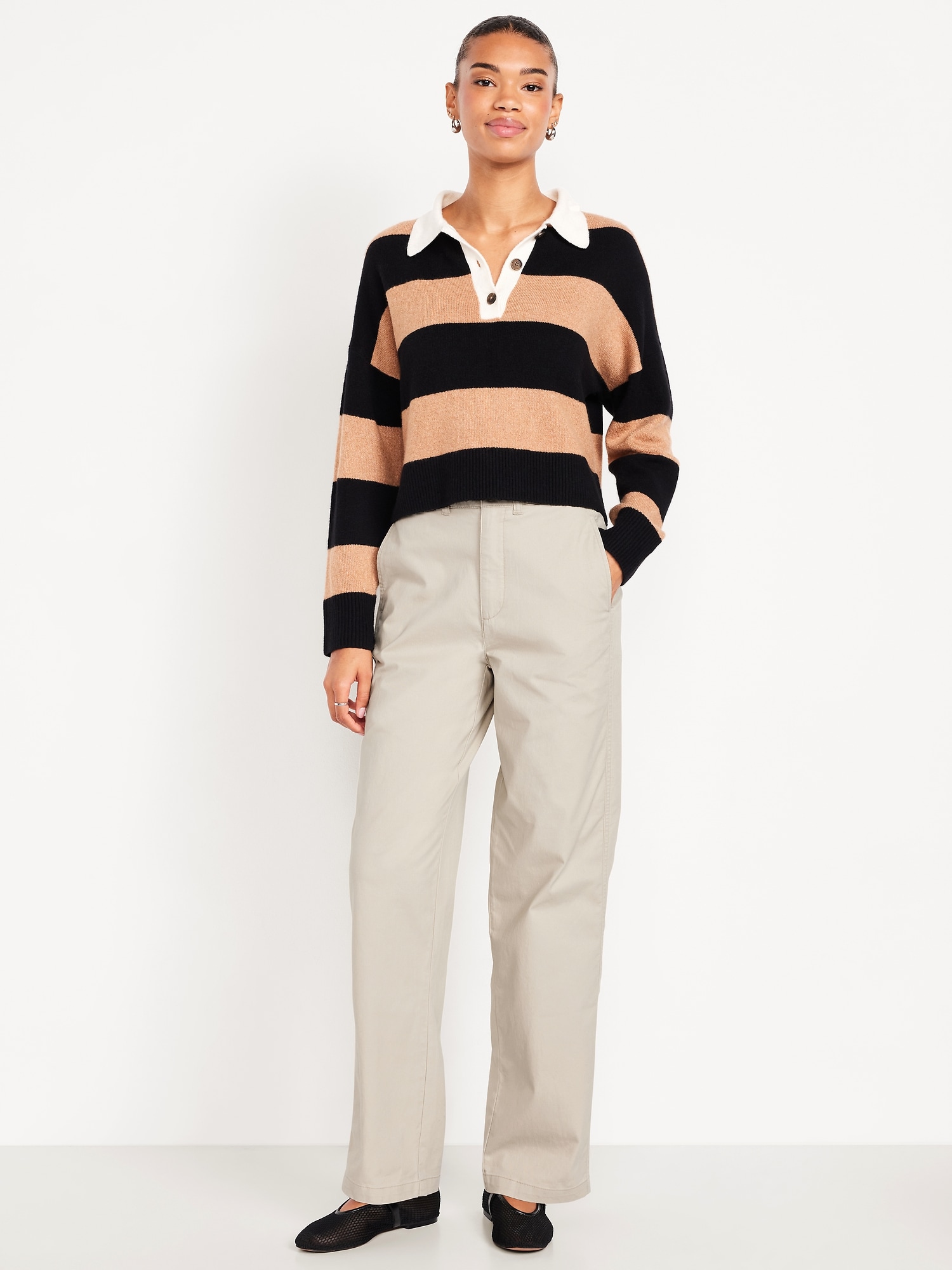 High-Waisted OGC Chino Pants