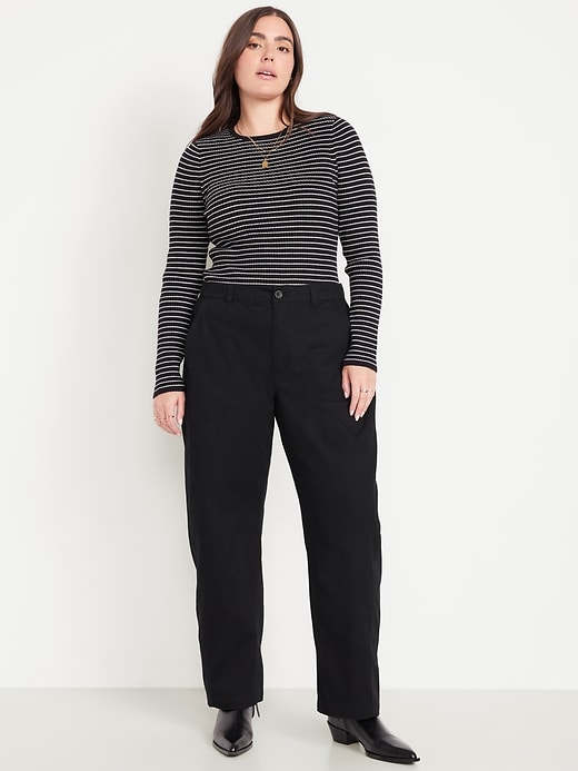 Image number 5 showing, Mid-Rise OGC Barrel Chino Pants