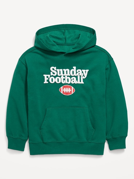 Image number 2 showing, Long-Sleeve Graphic Pullover Hoodie for Boys