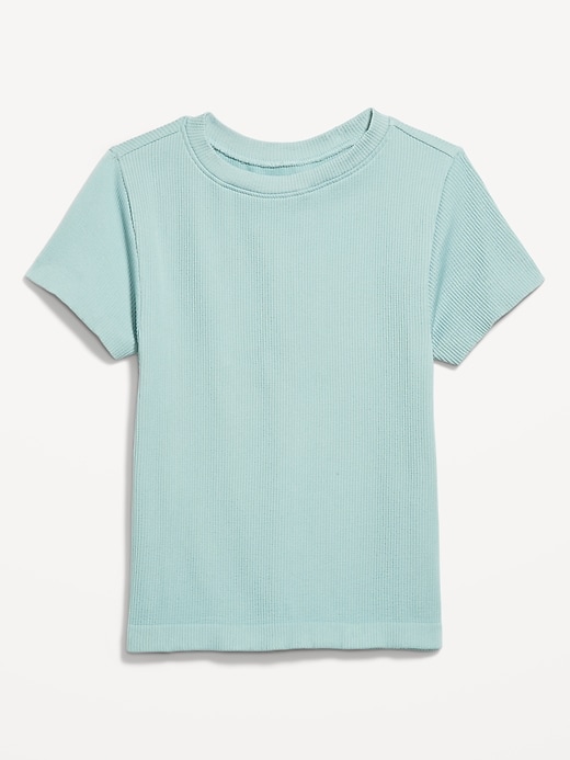 Image number 9 showing, Exhale Seamless Fitted Rib T-Shirt