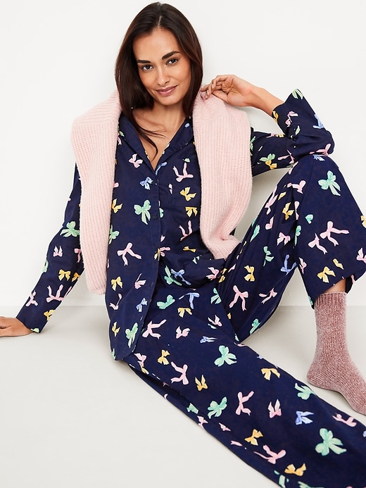 Image number 3 showing, Poplin Pajama Pant Set