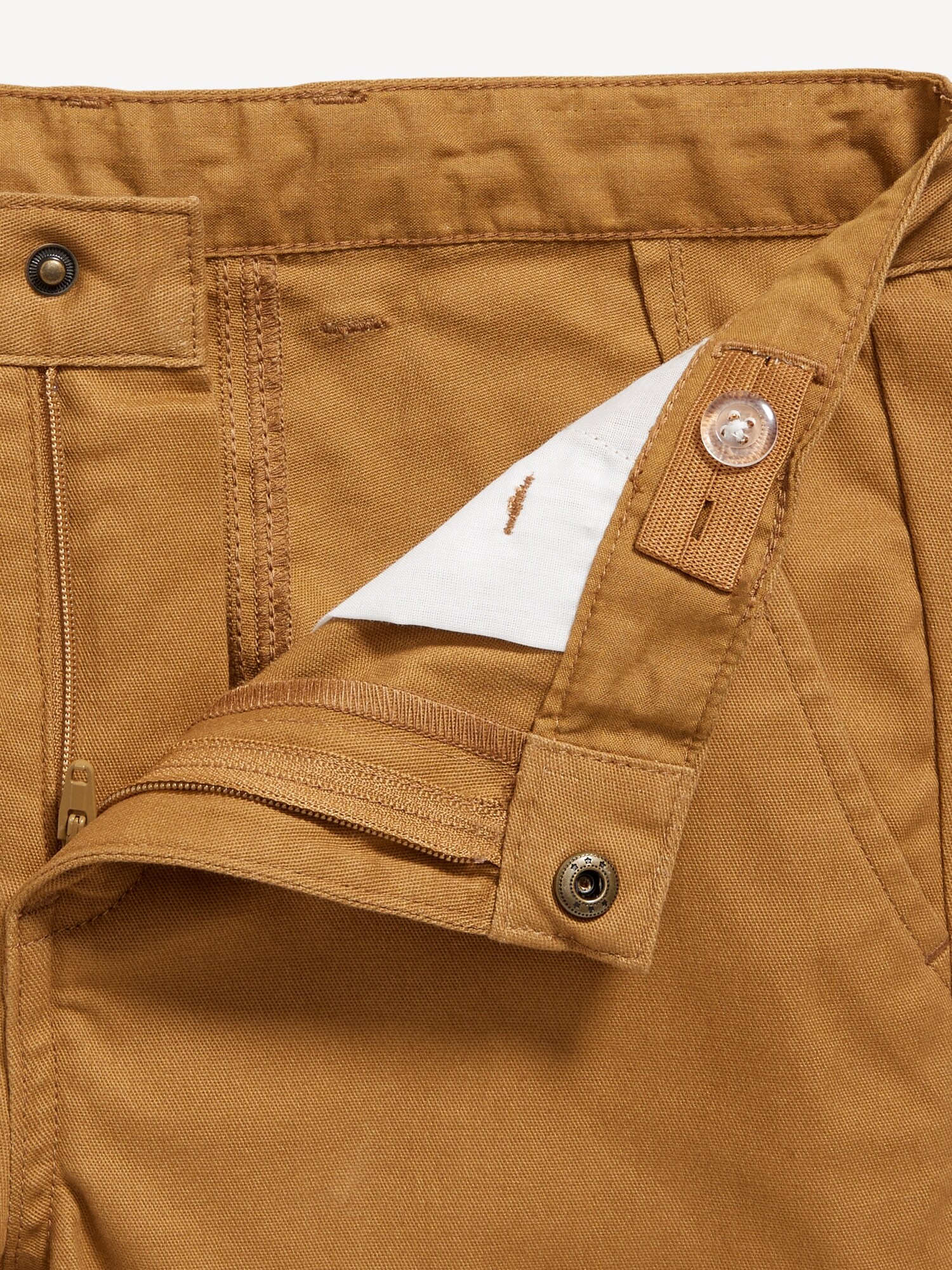 Брюки Old Navy Uniform Straight Leg Pants для мальчиков, цвет: Коричневый — фото 5