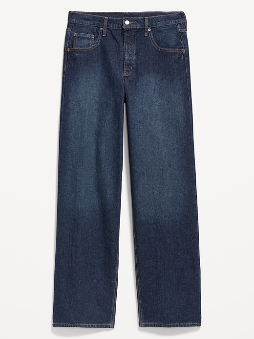 Image number 9 showing, Mid-Rise Slouchy Wide-Leg Jeans