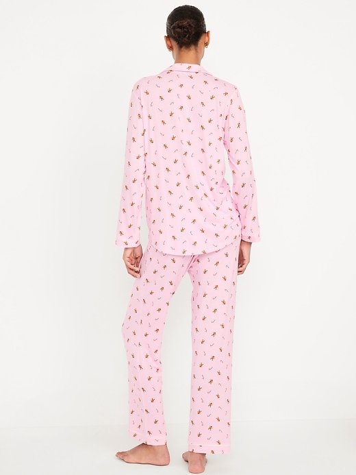 Image number 2 showing, Sunday Sleep Knit Jersey Pant Set