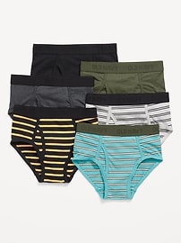 Image number 1 showing, Underwear Briefs Variety 6-Pack for Boys