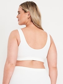 Image number 6 showing, Ruched Cotton Bralette