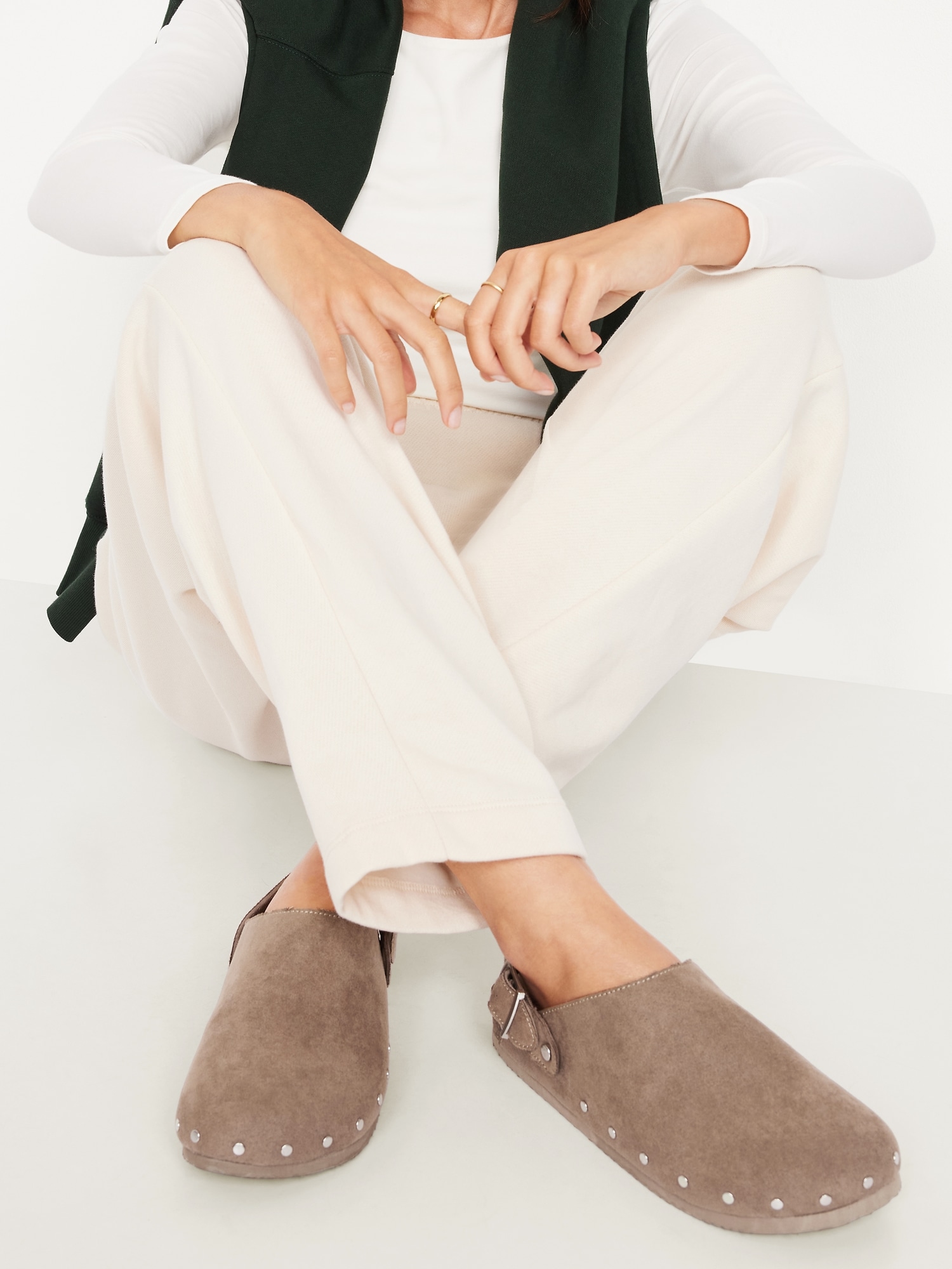Studded Clogs for Women