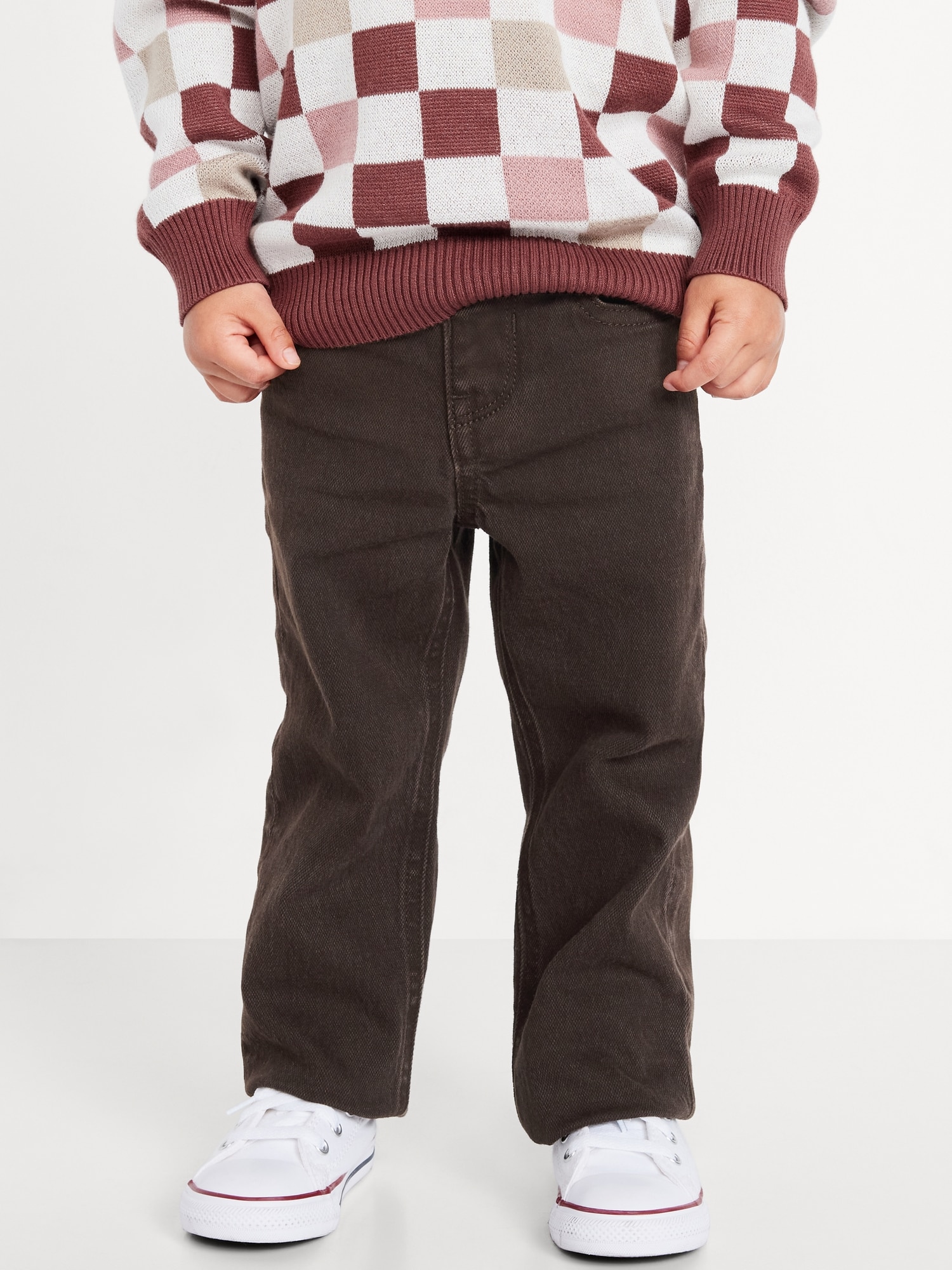 Straight-Leg Built-In Flex Jeans for Toddler Boys