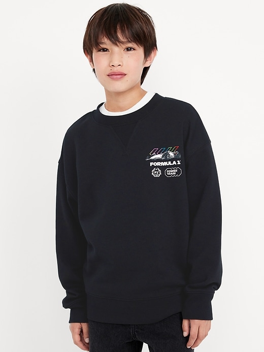 Image number 1 showing, F1® Oversized Graphic Sweatshirt for Boys
