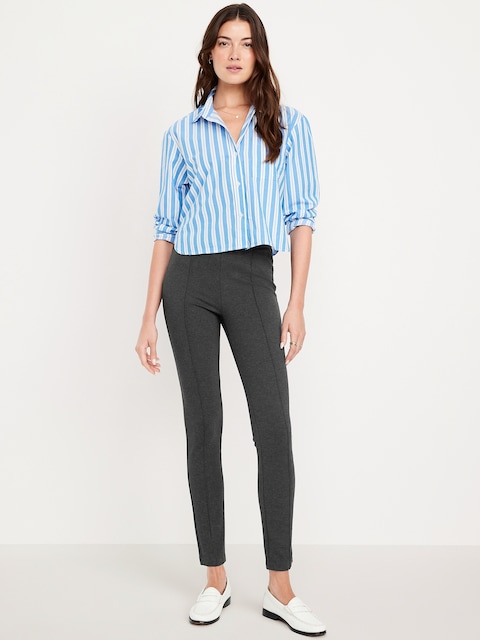 Extra High-Waisted Stevie Skinny Pants - Original Gray
