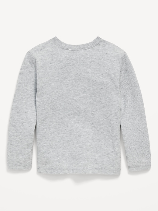 Image number 2 showing, Long-Sleeve Henley T-Shirt for Toddler Boys