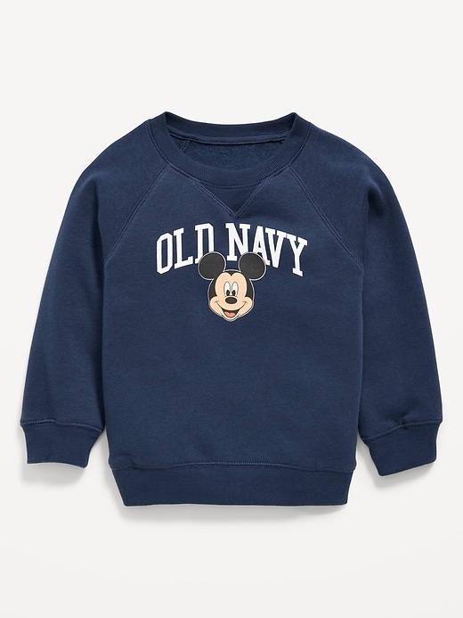 Image number 1 showing, Disney© Mickey Unisex Logo Graphic Sweatshirt for Toddler