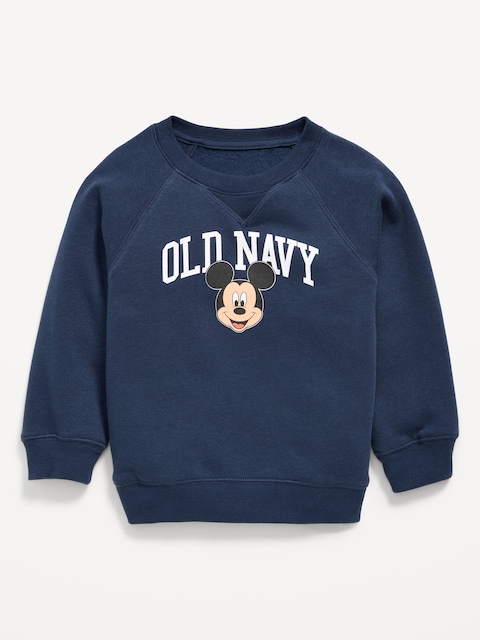 Disney© Mickey Unisex Logo Graphic Sweatshirt for Toddler - Obscure Night
