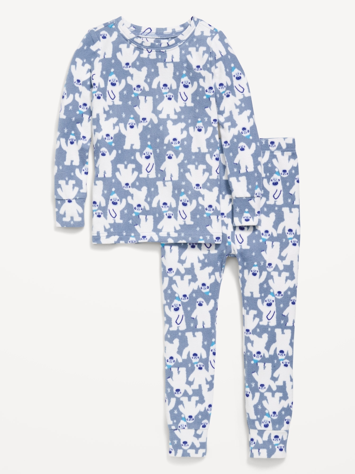 Printed Snug-Fit Pajama Set for Toddler & Baby