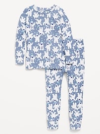 Image number 1 showing, Printed Snug-Fit Pajama Set for Toddler & Baby