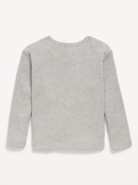 Image number 2 showing, Long-Sleeve Logo Graphic Thermal-Knit T-Shirt for Toddler Boys
