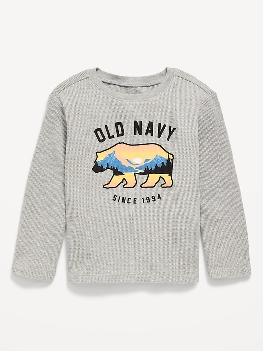Long-Sleeve Unisex Graphic T-Shirt for Toddler