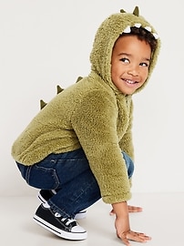 Image number 1 showing, Critter Hooded Jacket for Toddler Boys