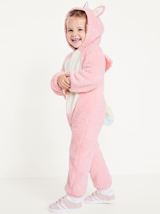 Image number 1 showing, Unisex Hooded Critter One-Piece Costume for Toddler