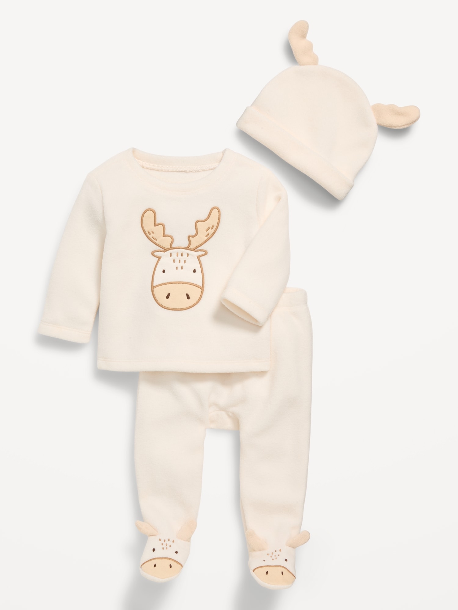 Microfleece Graphic 3-Piece Layette Set for Baby