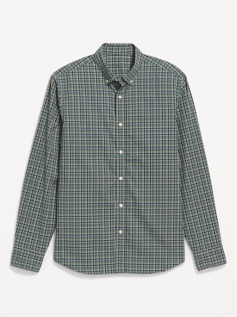 Classic Fit Everyday Printed Shirt - Forest Shade
